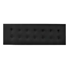 IMPORTCLICK - Respaldo Elegante Super King Capitone Gris Oscuro Lino Botones