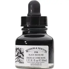 WINSOR AND NEWTON - Tinta de Dibujo Negro Con Gotero Winsor & Newton 30ml
