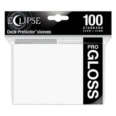 ULTRA PRO - Protectores Eclipse: Pro Gloss- Arctic White 100u