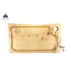 GENERICO - Tabla Picar Ciprés 42cmx27cmx23cm