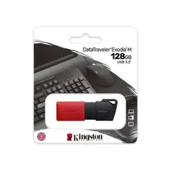 KINGSTON - Pendrive Dtxm Exodia M 128 gb Usb 3.2 Rojo/ Negro
