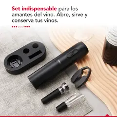 THORBEN - Set de Vinos 4 accesorios USB Thor Wine Set