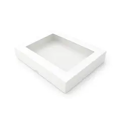GENERICO - Pack 10 Cajas Para 6 Donas, Berlines O Bombones Con Visor