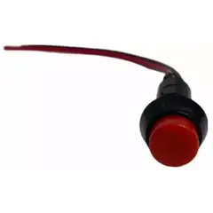GENERICO - X2 Boton Pulsador Eléctrico Universal 12v Autos Motos