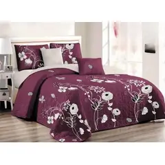 GENERICO - Quilt de Verano King Morado TF309