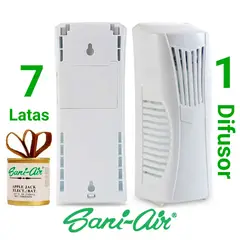 SANI AIR - PACK 7 LATAS MAS 1 DIFUSOR ELECTRICO