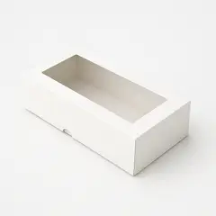 GENERICO - Pack 25 Cajas Para 2 Donas, Berlines O Bombones Con Visor