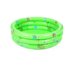 GENERICO - Piscina Inflable Chica 3 Anillos 80x35 Verde