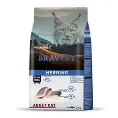 BRAVERY - Gatos Arenque 2 kilos
