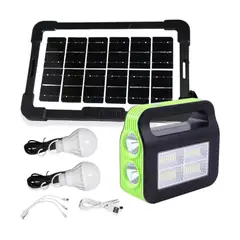 GENERICO - Kit Solar Emergencia Mutifunción+2ampolletas