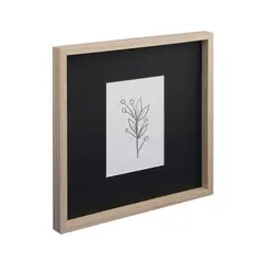 VGO - Marco de madera Café con paspartú 15x20 sin paspartú 40x40