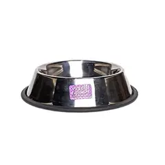 GENERICO - Plato Acero Inoxidable P Perro O Gato 300ml Antideslizante