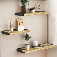 IMPORTCLICK - Kit Repisas Flotantes Multipropósito Madera Diferentes Tamaños