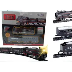 GENERICO - Tren De Navidad Juguete 13 Piezas A Pilas Decorativo