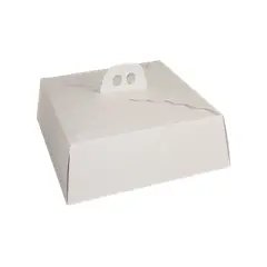 GENERICO - Pack 5 Caja Torta Cuadrada 38x14 cm