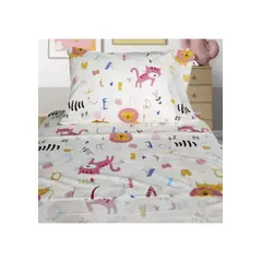 ILLUSIONS - Sabanas De 1 Plaza Infantil De 144 Hilos Marca ABC