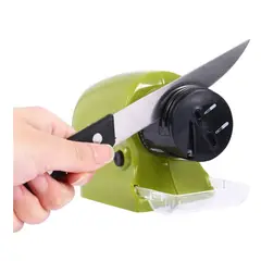 GENERICO - AFILADOR DE CUCHILLOS Y HERRAMIENTAS AFILA FÁCIL A BATERIA AA24