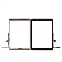 GENERICO - Pantalla Táctil de repuesto con Botón Home compatible con iPad 10.2 Negro