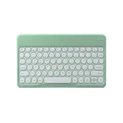 GENERICO - Teclado 2.0 10 " Bluetooth Para Tablet iPad letra Ñ - Verde Menta