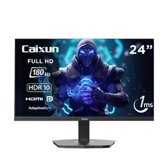 CAIXUN - Monitor Gamer Plano 24 FHD VA 180Hz sRGB110% HDMI DP C24F4F