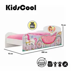 KIDSCOOL - CAMA CARRUAJE SOFIA -KIDSCOOL