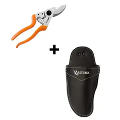 ALTUNA - TIJERA DE PODA 1 MANO J495 + FUNDA DE CUERO