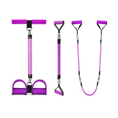 SDFIT - Set Push Off Ejercitación 3 En 1 Morado