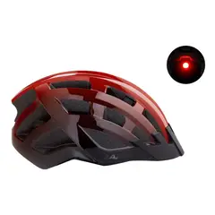 LAZER - Casco Compact Dlx Regulable Con Luz Y Malla Bicicleta