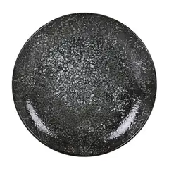 BONNA - Plato Porcelana Cosmos negro 17cm bajo Set 6 unidades