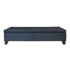BLOCCARE - Base Cama Baul 15 Plaza L 200 cm con patas 11cm para Aspiradora Robot