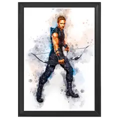 DECORACION CREATIVA - Set de Cuadros Infantiles Heroes y Villanos 2 Black