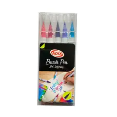 ADIX - Marcadores Brush Pen - Set de Lettering