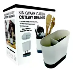 GENERICO - Porta Cubierto Y Utensilios Escurridor Y Organizador