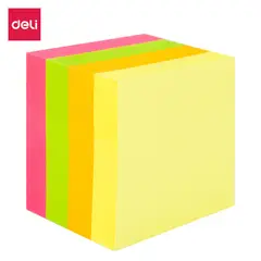 DELI - Pack de 6 Notas adhesivas cuadradas 51x51mm 4x100hojas