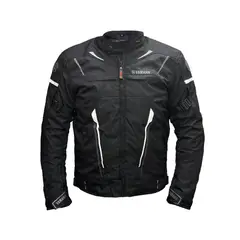 YAMAHA - Chaqueta Hombre Alberta Invierno Negro Blanco – Sport Fit