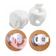CHIQUITITUD - Pack 4 Seguros Niños Bloqueo Manilla Pomo Redondo Puerta