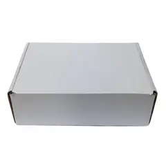 GENERICO - Caja Cartón Autoarmable Multiuso 20x14x6cm Blanco 20 Unidades