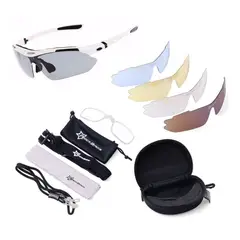 ROCKBROS - Lentes polarizado ciclismo 5 micas 12 piezas uv400