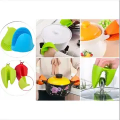 GENERICO - Guante De Silicona Protector Cocina - Horno - Toma Olla Naranja