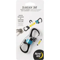 NITE IZE - SlideLock® 360° Mosquetón magnético dual