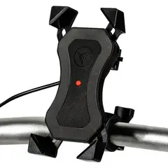 MOTOWOLF - 2 en 1 Soporte para celular mas cargador USB 2817C