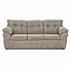 DECOOUTLET - Sofá Polonia 3 Cuerpos Tela Beige