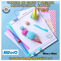 GENERICO - Tablero Cortadora y plegadora multifunción 7 en 1 Kw-trio