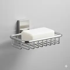 STRETTO - Porta Jabón Jabonera Soporte Base Para Jabón Taff Cromo