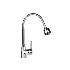IMPORTCLICK - Llave Grifo Monomando Lavaplatos Extensible Profesional - Plateado
