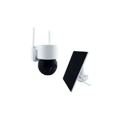 IMPORTCLICK - Cámara Vigilancia Ip Solar Led Wifi Visión Nocturna