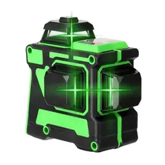 IMPORTCLICK - Láser Nivel Herramientas Construcción Vertical 3D 12 Líneas - Negro