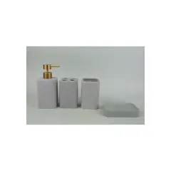 CHANTILLY - Set Accesorios Baño 4 Piezas Rocco Lila