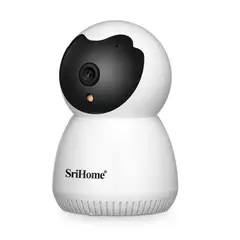 SRIHOME - Cámara de Seguridad WIFI Full HD 1296p 3MP audio y Ranura Sricam SH036