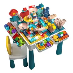 CRUSEC - Juego De Rol Infantil Unisex Con Legos Mesa Y Silla
